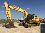 Side of used Excavator